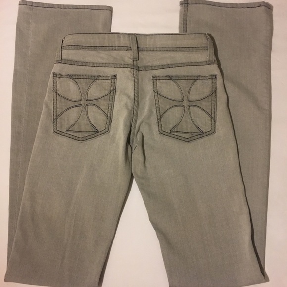 Habitual Gray Boot Cut Jeans Size 25 Inseam 35” - Picture 1 of 5